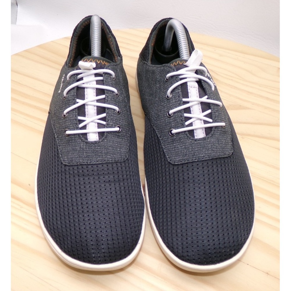 Olukai Nohea Moku No Tie Boat Shoes Mens 8 Gray Breathable Comfort Slip On